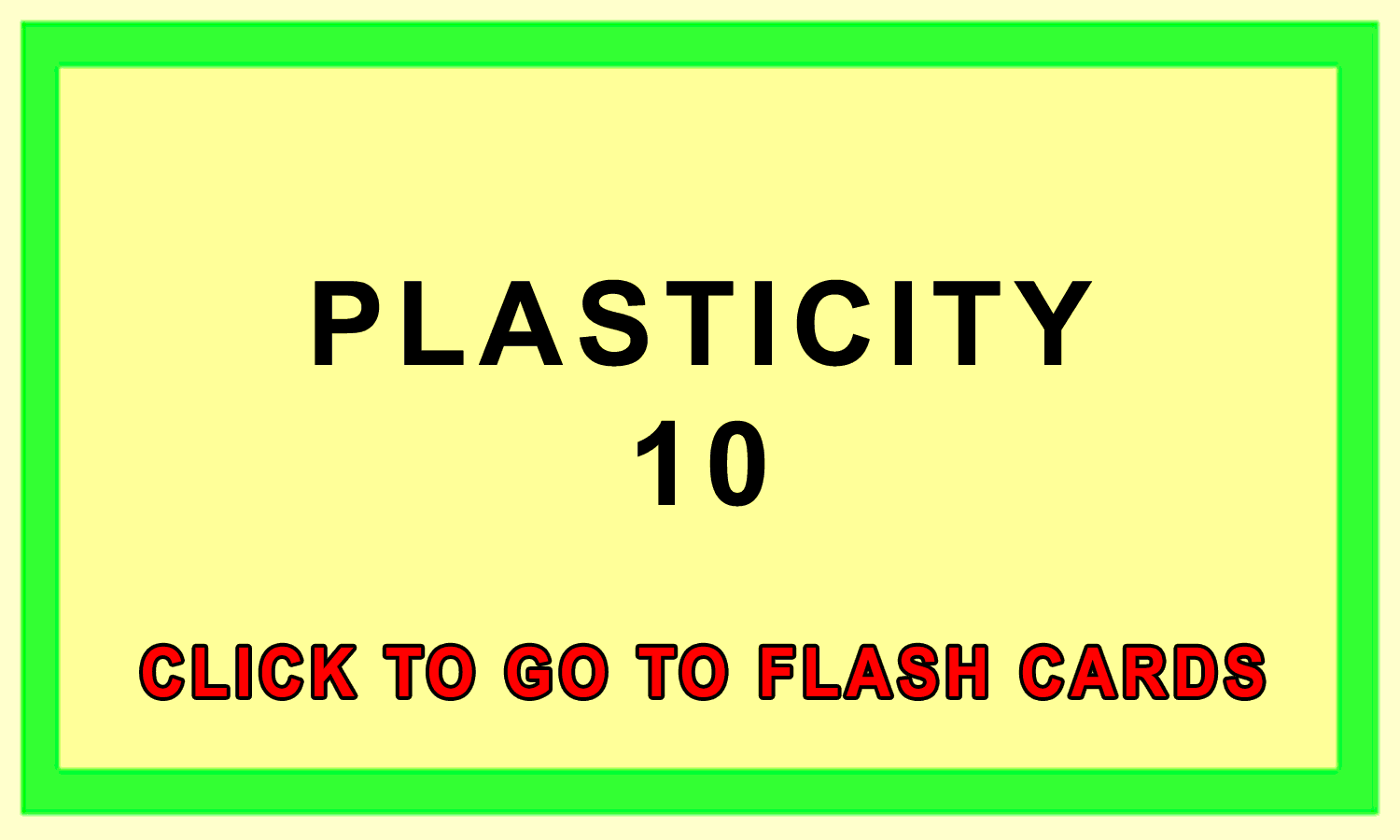 Plasticity Front