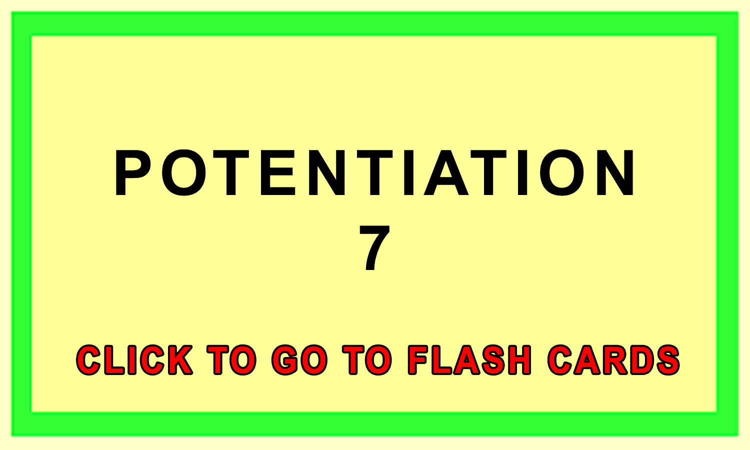 Potentiation Front